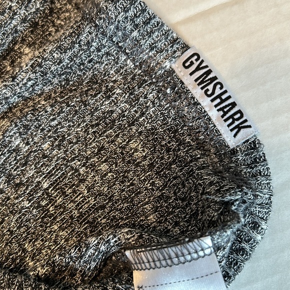Gymshark Black and White Knit Top.  Medium - Picture 6 of 6
